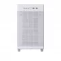 Carcasa de PC ASUS Prime AP201 MicroATX Mini Tower blanca — compatible con microATX, GPU hasta 338 mm, 3×3,5 inch + 1×2,5 inch unidades, USB-A 3.2 Gen1×2, USB-C 3.2 Gen2×1