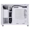 Carcasa de PC ASUS Prime AP201 MicroATX Mini Tower blanca — compatible con microATX, GPU hasta 338 mm, 3×3,5