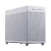 Carcasa de PC ASUS Prime AP201 MicroATX Mini Tower blanca — compatible con microATX, GPU hasta 338 mm, 3×3,5
