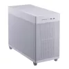 Carcasa de PC ASUS Prime AP201 MicroATX Mini Tower blanca — compatible con microATX, GPU hasta 338 mm, 3×3,5