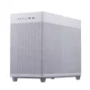 Carcasa de PC ASUS Prime AP201 MicroATX Mini Tower blanca — compatible con microATX, GPU hasta 338 mm, 3×3,5