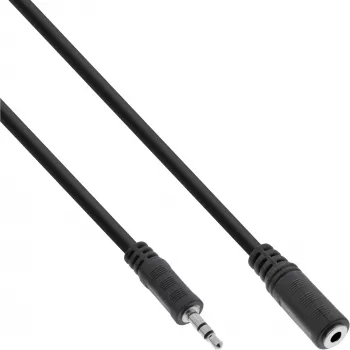 Cable de audio InLine 3,5mm estéreo conector macho / conector hembra 1,5m