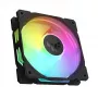 ASUS TUF Gaming TR120 ARGB Reverse ventilador de caja, 120 mm, PWM, 2000 rpm, 76,3 CFM, 29 dB, rodamiento hidráulico, negro