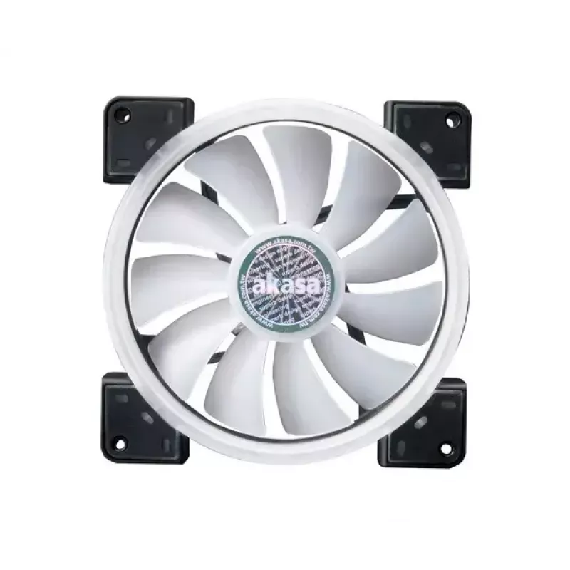 Ventilador Akasa Vegas TLY 14 cm negro translúcido