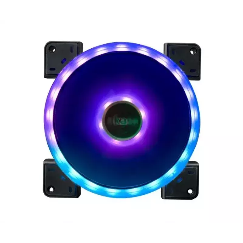 Ventilador Akasa Vegas TLY 14 cm negro translúcido