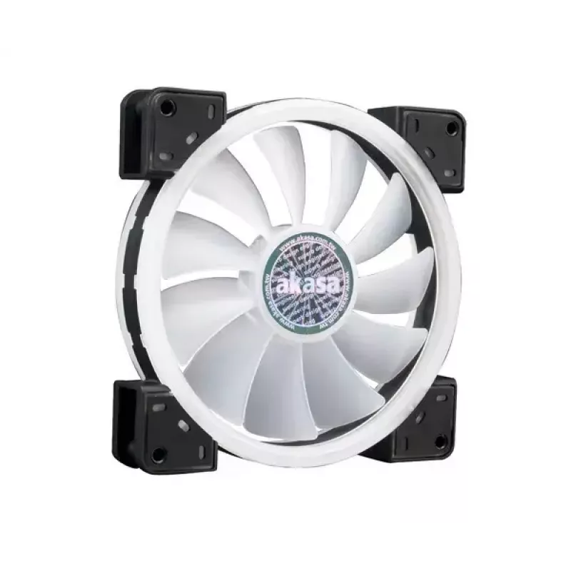 Ventilador Akasa Vegas TLY 14 cm negro translúcido