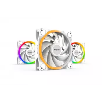 be quiet Light Wings White | 120mm PWM-High-Speed Triple-Pack ventilador para carcasa de PC 12 cm 3 uds.