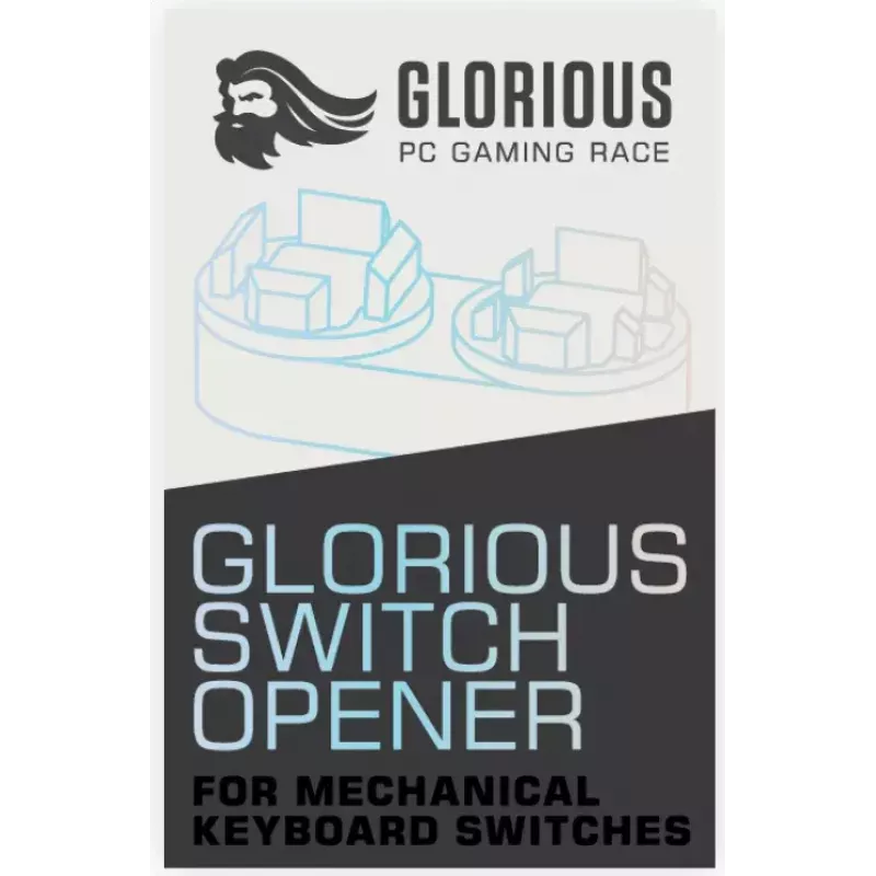 Abridor de interruptores de teclado Glorious PC Gaming Race GLO-ACC-SO ABS amarillo
