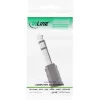Adaptador de audio InLine 6,3 mm conector macho / 3,5 mm conector hembra estéreo, 3,5 mm conector hembra, 3,5 mm H, negro