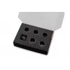 Anillo de compresión EK Water Blocks aluminio negro 6 unidades