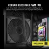 Ventilador Corsair RS120 MAX 12 cm negro 2000 U/min 4,2 mmH2O