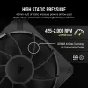 Ventilador Corsair RS120 MAX 12 cm negro 2000 U/min 4,2 mmH2O