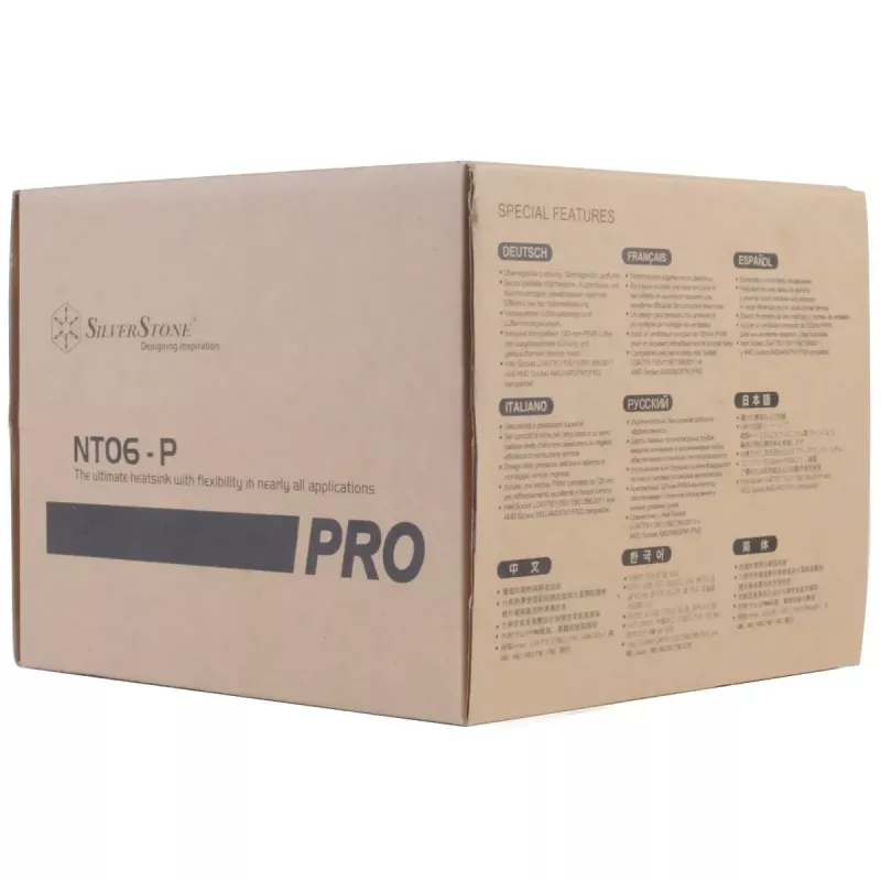 Disipador de CPU Silverstone NT06-PRO, 12 cm