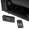 Caja de PC Midi Tower Kolink Observatory Lite — negra, cristal templado, ATX/Micro-ITX, 3x120mm frontal, 1x120mm trasero, 190×400×440 mm