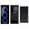 Caja de PC Midi Tower Kolink Observatory Lite — negra, cristal templado, ATX/Micro-ITX, 3x120mm frontal, 1x120mm trasero, 190×400×440 mm