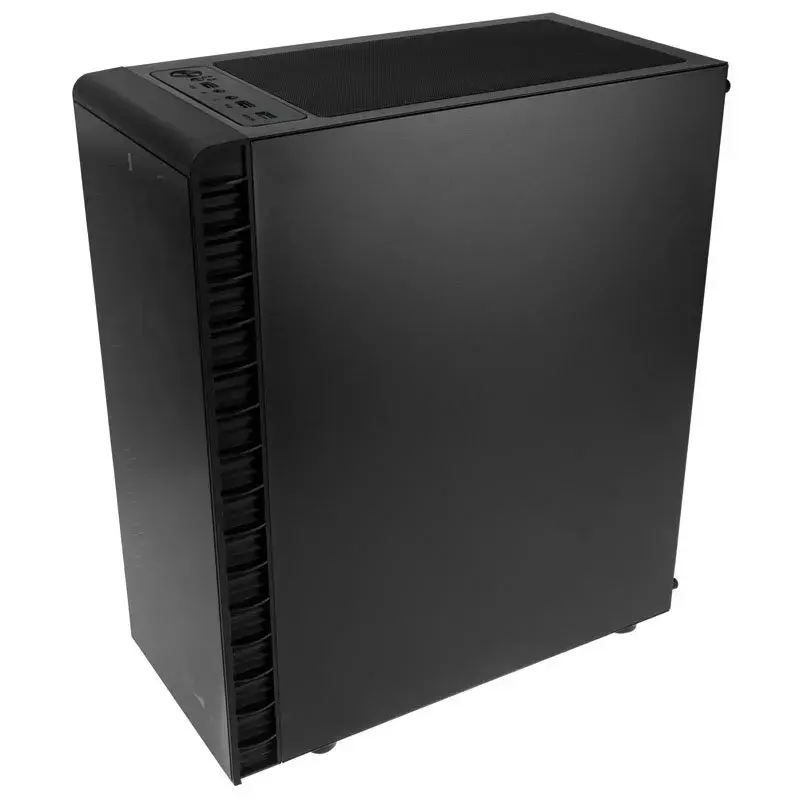 Caja de PC Midi Tower Kolink Observatory Lite — negra, cristal templado, ATX/Micro-ITX, 3x120mm frontal, 1x120mm trasero, 190×400×440 mm