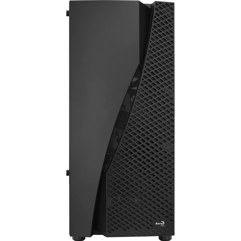 Caja de PC Aerocool WAVEBKV3 ATX de cristal templado con 4 ventiladores RGB negra