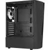 Caja de PC Aerocool WAVEBKV3 ATX de cristal templado con 4 ventiladores RGB negra