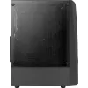 Caja de PC Aerocool WAVEBKV3 ATX de cristal templado con 4 ventiladores RGB negra
