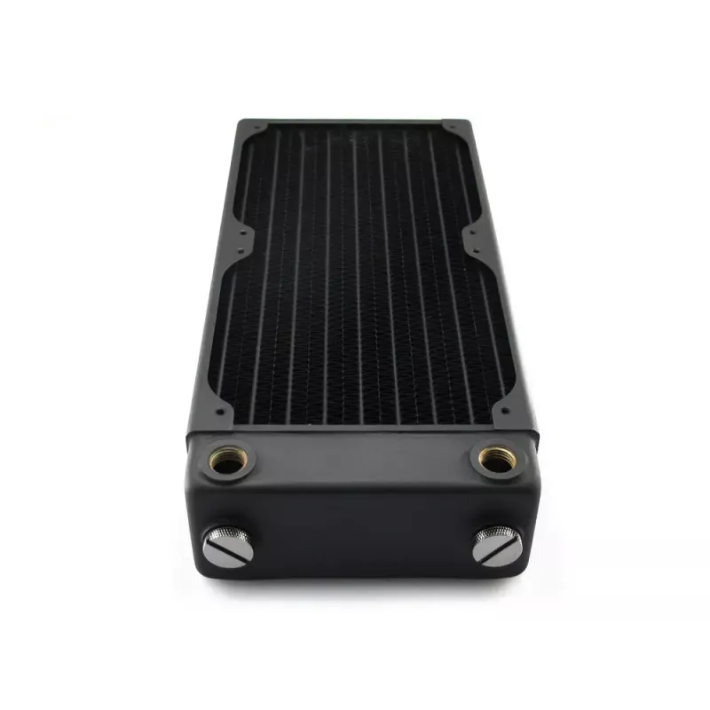 Radiador de refrigeración líquida EXTREME XSPC RX240 Dual Fan Radiator V3, latón/cobre, 240 mm, 2 ventiladores, negro