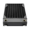 Radiador de refrigeración líquida EXTREME XSPC RX240 Dual Fan Radiator V3, latón/cobre, 240 mm, 2 ventiladores, negro