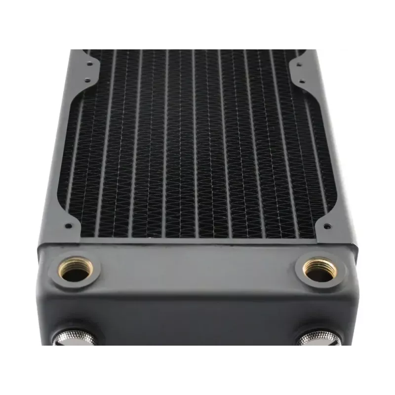 Radiador de refrigeración líquida EXTREME XSPC RX240 Dual Fan Radiator V3, latón/cobre, 240 mm, 2 ventiladores, negro