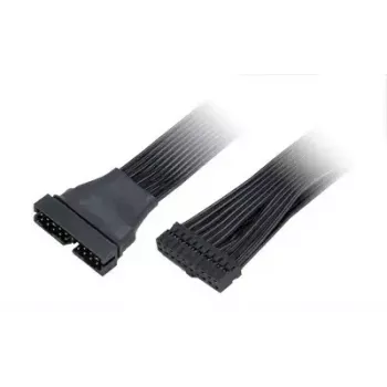 Cable plano Akasa AK-CBUB45-15BK negro 0,15 m 1 unidad