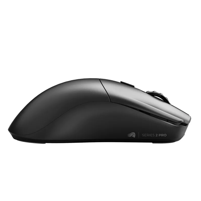 Ratón gaming inalámbrico GLORIOUS Series 2 PRO (para diestros) – 26.000 DPI, RF Wireless + USB‑C, 4K/8K Hz, 6 botones, negro