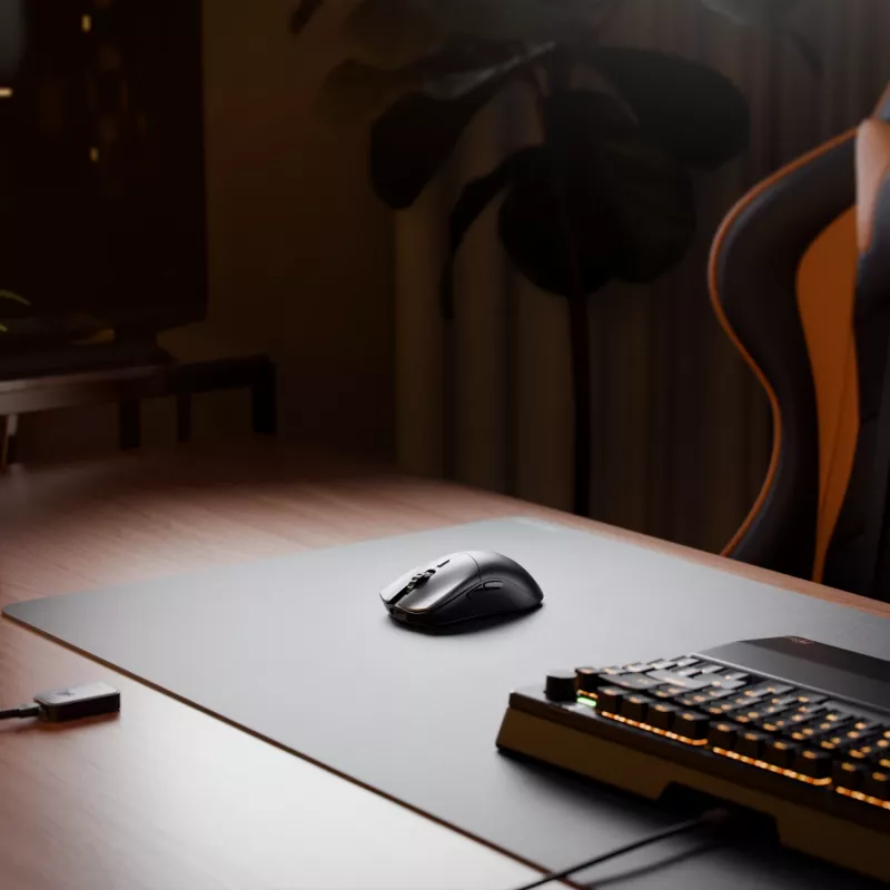 Ratón gaming inalámbrico GLORIOUS Series 2 PRO (para diestros) – 26.000 DPI, RF Wireless + USB‑C, 4K/8K Hz, 6 botones, negro