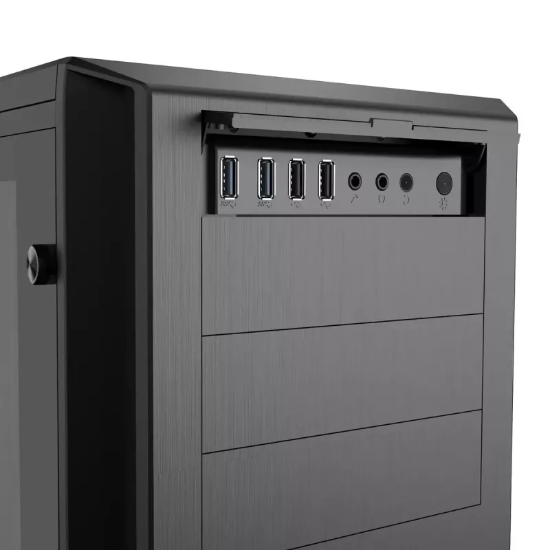 Caja de PC Phanteks Enthoo Pro Tempered Glass Full Tower negra