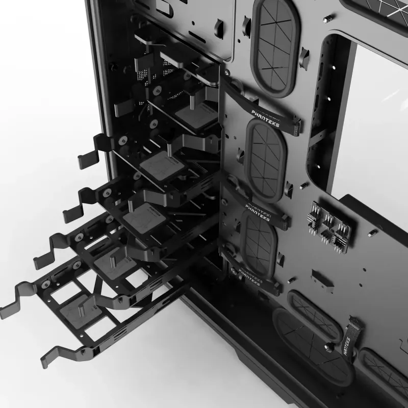 Caja de PC Phanteks Enthoo Pro Tempered Glass Full Tower negra