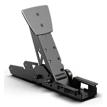 Pedal MOZA SR-P (embrague) — pedal de embrague gaming USB con cable, sensores de presión y ángulo, carcasa de aluminio y acero, negro