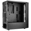Caja de PC Kolink Inspire K12 ARGB Midi Tower – negra con lateral transparente, compatible con ATX/Micro ATX/ITX, 2 bahías de 3,5 pulgadas + 2 de 2,5 pulgadas