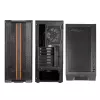 Caja de PC Kolink Inspire K12 ARGB Midi Tower – negra con lateral transparente, compatible con ATX/Micro ATX/ITX, 2 bahías de 3,5 pulgadas + 2 de 2,5 pulgadas