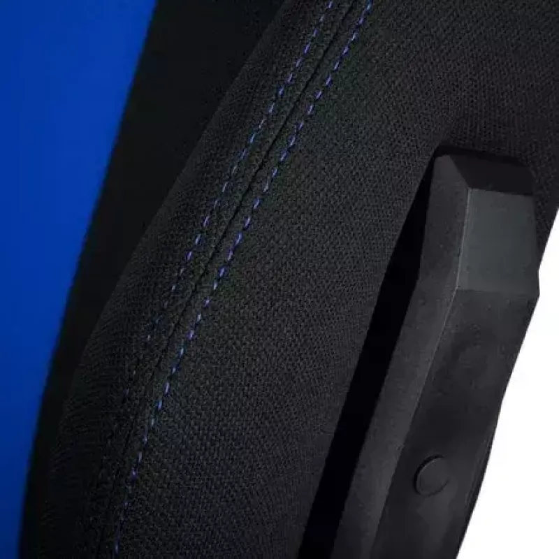 Silla acolchada Nitro Concepts E250 negra azul regulable en altura