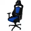 Silla acolchada Nitro Concepts E250 negra azul regulable en altura