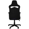 Silla acolchada Nitro Concepts E250 negra azul regulable en altura