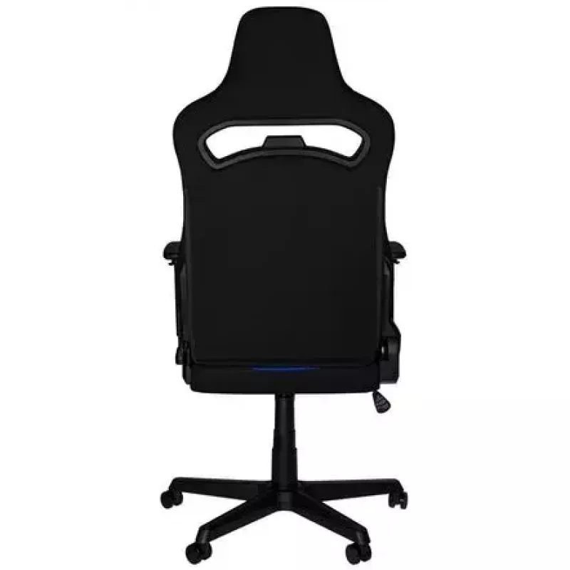 Silla acolchada Nitro Concepts E250 negra azul regulable en altura
