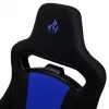 Silla acolchada Nitro Concepts E250 negra azul regulable en altura