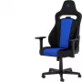 Silla acolchada Nitro Concepts E250 negra azul regulable en altura