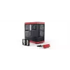 Caja de PC HYTE Y40 Midi Tower negra, roja