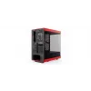 Caja de PC HYTE Y40 Midi Tower negra, roja