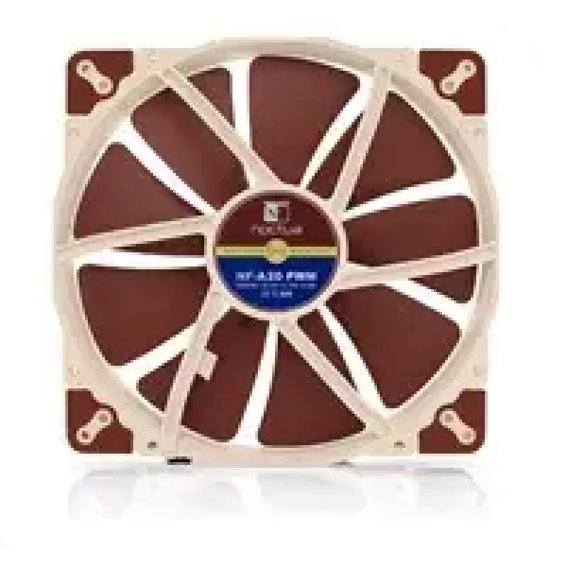 Ventilador de caja de ordenador Noctua NF-A20 PWM 200 mm, 4-Pin PWM, 350–800 rpm, 146,9 m³/h, rodamiento SSO