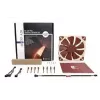 Ventilador de caja de ordenador Noctua NF-A20 PWM 200 mm, 4-Pin PWM, 350–800 rpm, 146,9 m³/h, rodamiento SSO