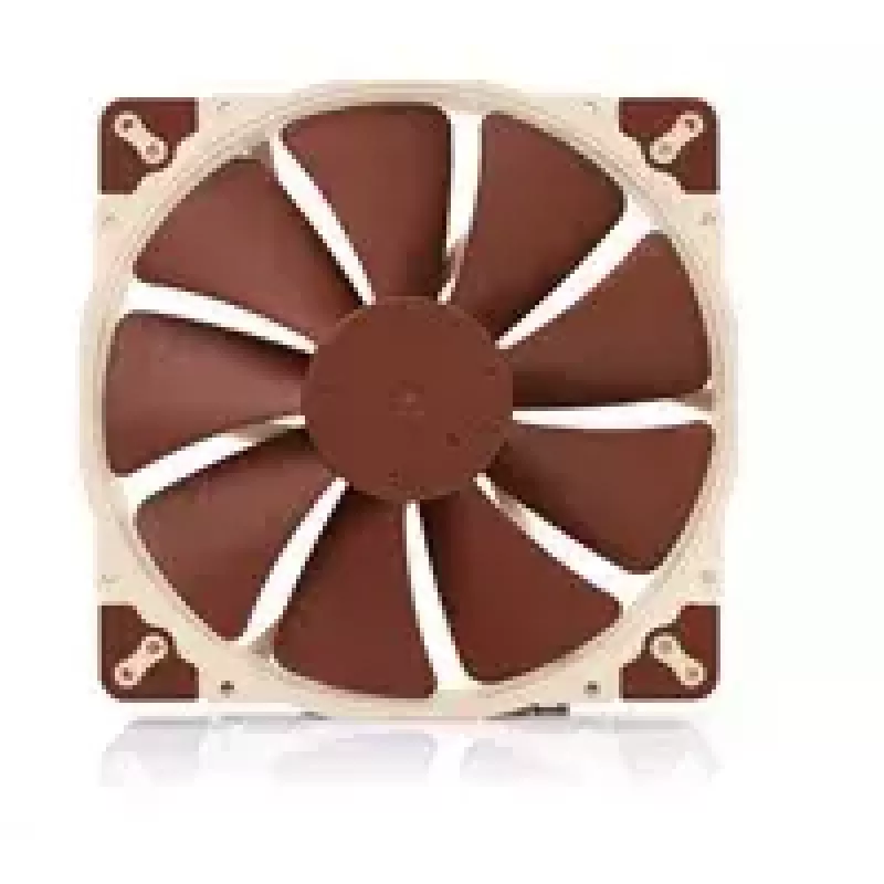 Ventilador de caja de ordenador Noctua NF-A20 PWM 200 mm, 4-Pin PWM, 350–800 rpm, 146,9 m³/h, rodamiento SSO