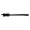 SilverStone SST-CPF05 cable reductor de velocidad de ventilador PWM, 10 cm, pack de 2, negro