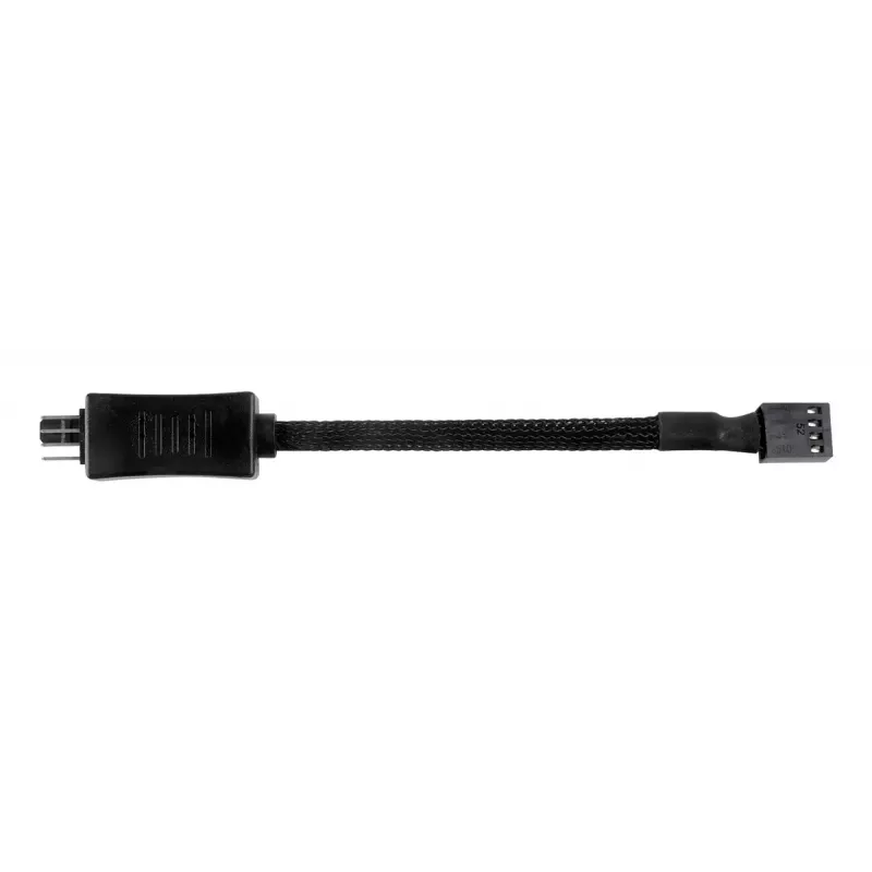SilverStone SST-CPF05 cable reductor de velocidad de ventilador PWM, 10 cm, pack de 2, negro