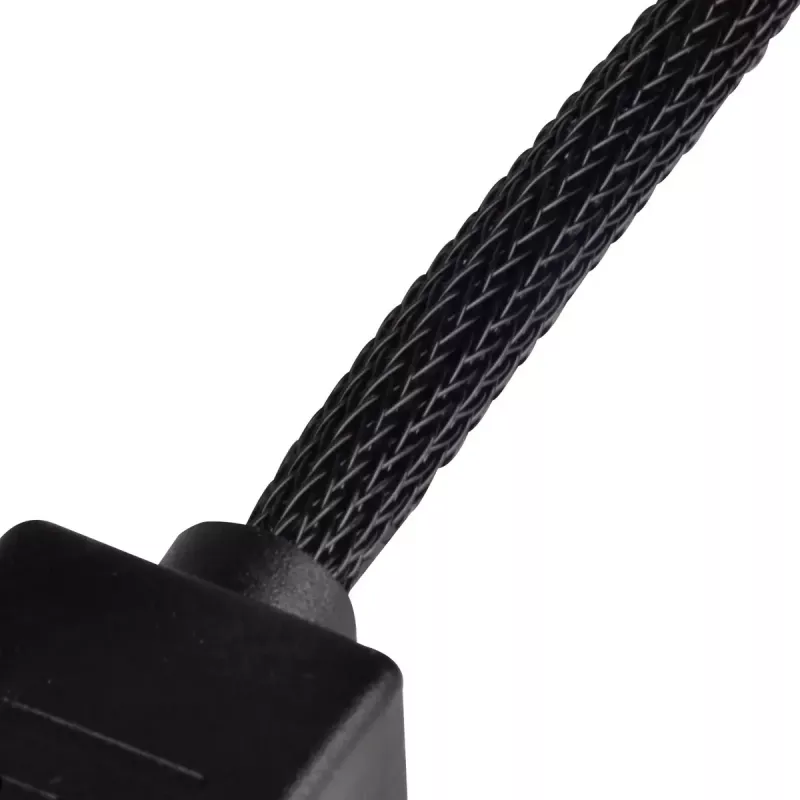 SilverStone SST-CPF05 cable reductor de velocidad de ventilador PWM, 10 cm, pack de 2, negro
