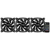 Aerocool ASTRO12PRO Kit 3 ventiladores PC 12 cm LED RGB antivibración mando a distancia