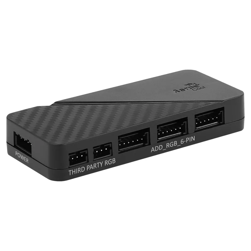 Aerocool ASTRO12PRO Kit 3 ventiladores PC 12 cm LED RGB antivibración mando a distancia